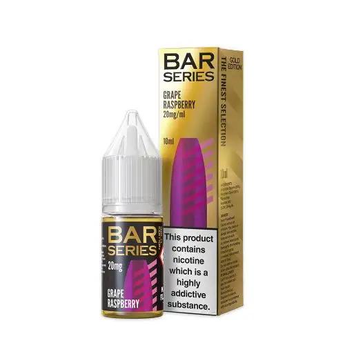 Product Image of Fizzy White Grape Nic Salt E-Liquid by Bar Series Gold Edition 10ml